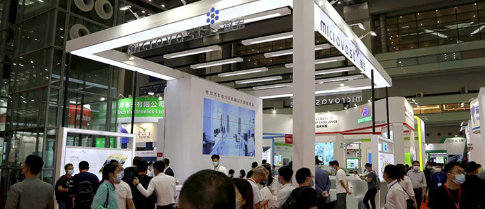 圖為CIBF2021微宏動(dòng)力展位